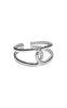 Smykkeli Copenhagen Ring - Sus - Silver Colour