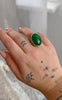 Smykkeli Copenhagen Ring - Alba - Green / Gold Colour