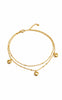 Smykkeli Copenhagen Ankelkæde - Sweet Crush - Gold Colour