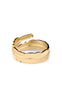 Smykkeli Copenhagen Ring - Leaf - Gold Colour