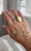Smykkeli Copenhagen Ring - Alba - White / Gold Colour