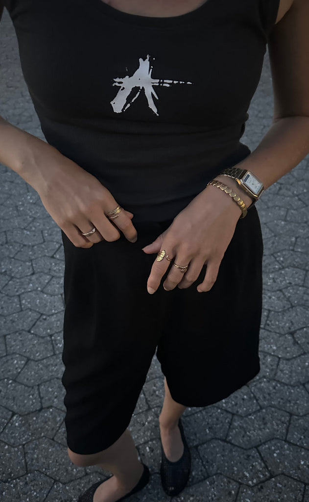 Smykkeli Copenhagen Ring - Leaf - Gold Colour