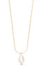 Smykkeli Copenhagen Halskæde - Pearl Drop - Gold Colour