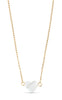 Smykkeli Copenhagen Halskæde - Pearl Heart- Gold Colour
