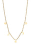 Smykkeli Copenhagen Halskæde - Porto Moon & Stars - Gold Colour