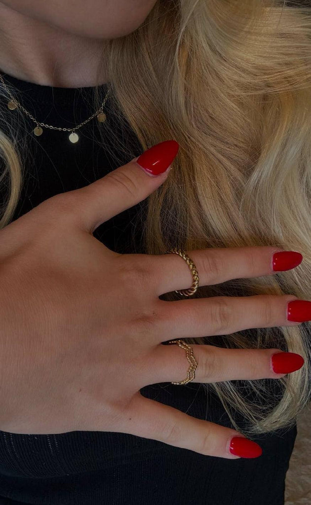 Smykkeli Copenhagen Halskæde - Shiny Drop - Gold Colour