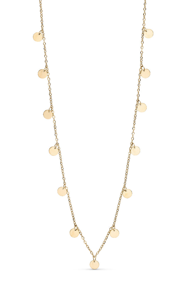 Smykkeli Copenhagen Halskæde - Shiny Drop - Gold Colour