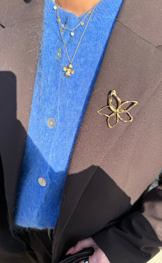 Smykkeli Copenhagen Halskæde - Shiny Drop - Gold Colour