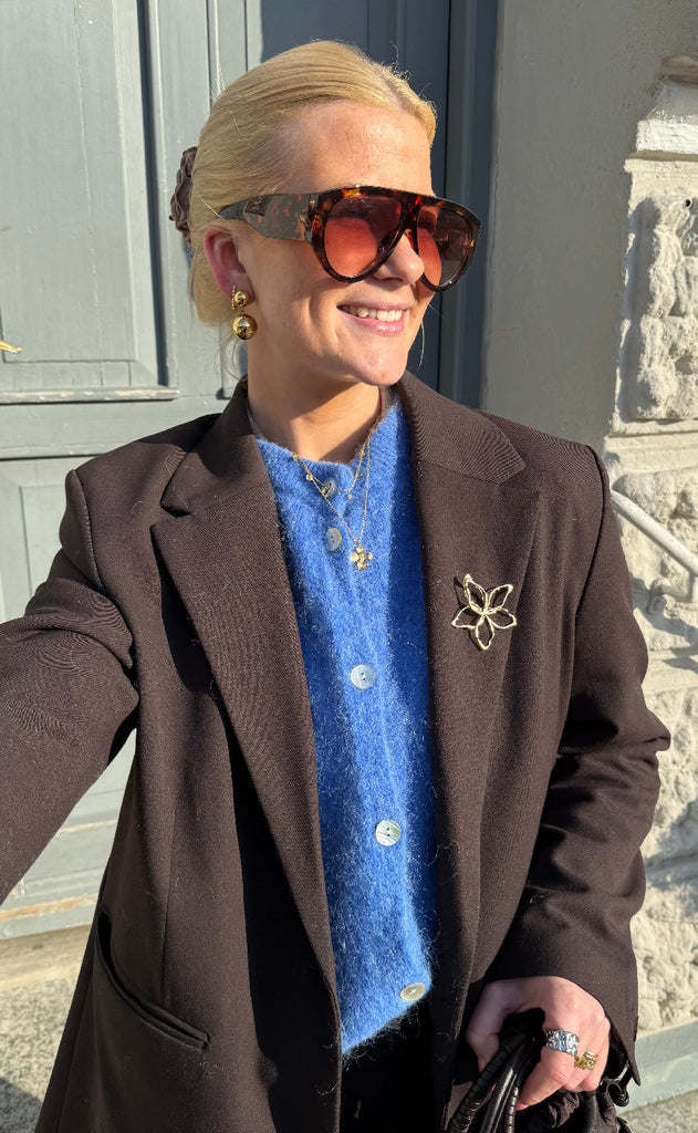 Smykkeli Copenhagen Halskæde - Shiny Drop - Gold Colour