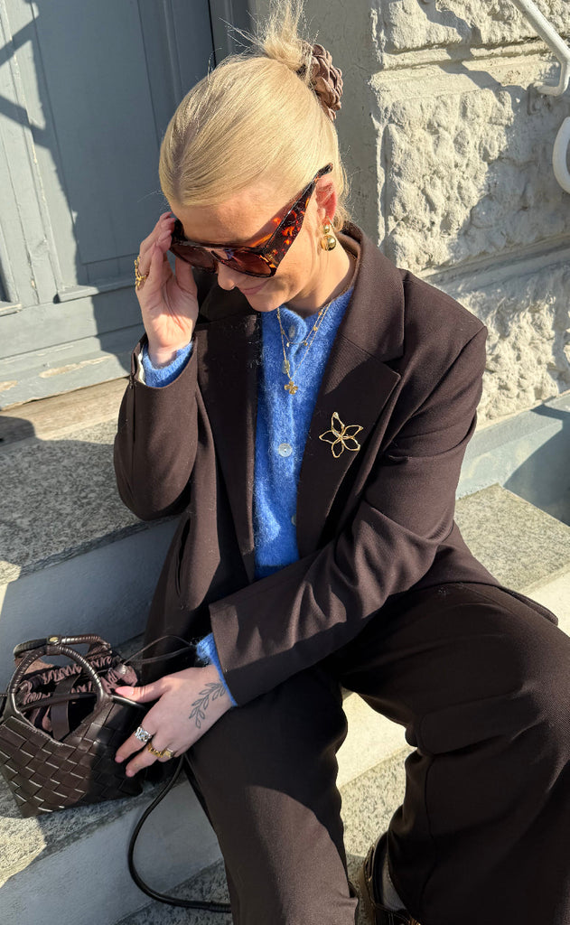 Smykkeli Copenhagen Halskæde - Shiny Drop - Gold Colour