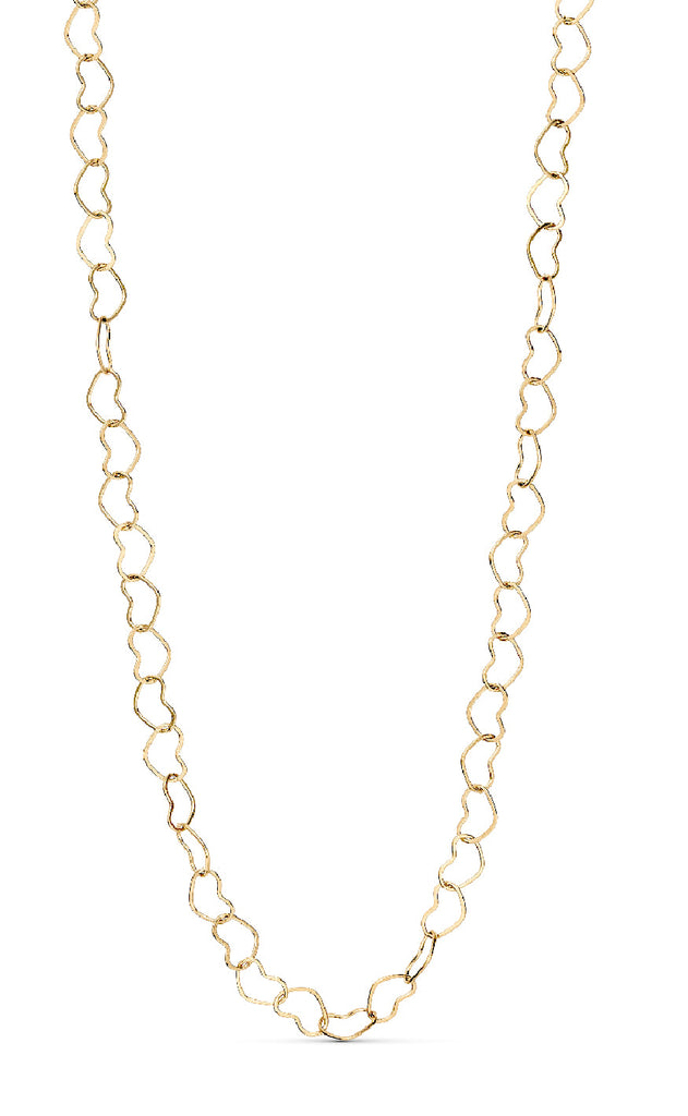 Smykkeli Copenhagen Halskæde - Tiny Hearts - Gold Colour