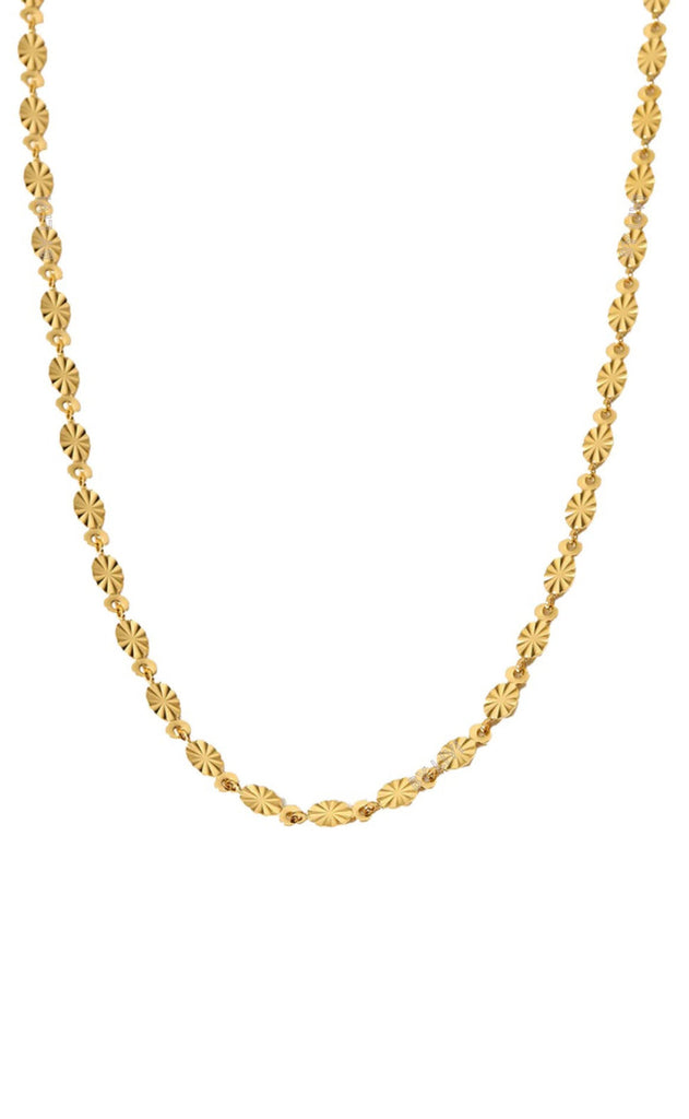 Smykkeli Copenhagen Halskæde - Varna Sun - Gold Colour