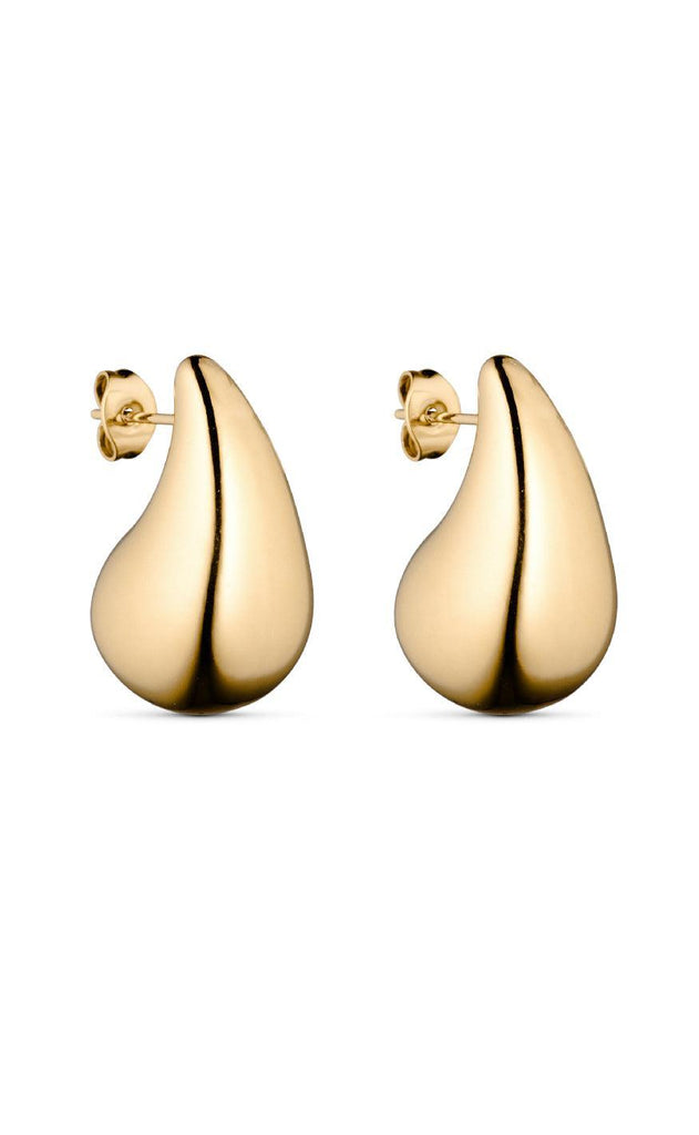 Smykkeli Copenhagen Øreringe - Dakota Drop - Gold Colour