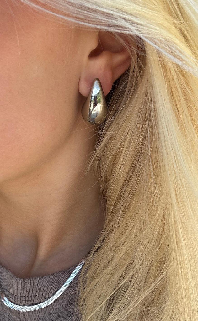 Smykkeli Copenhagen Øreringe - Dakota Drop - Silver Colour