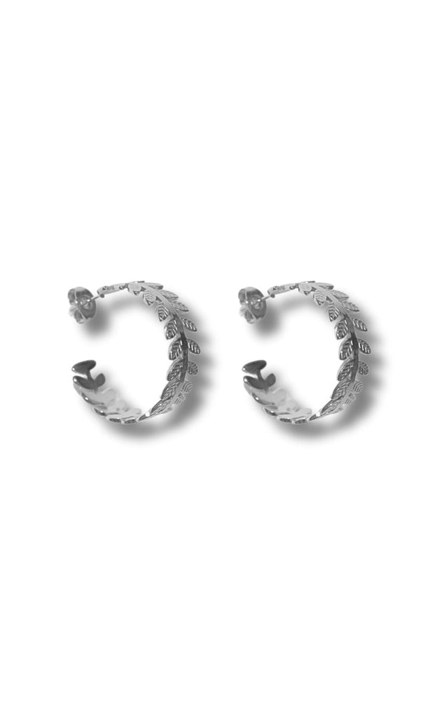 Smykkeli Copenhagen Øreringe / Hoops - Malaga - Silver Colour