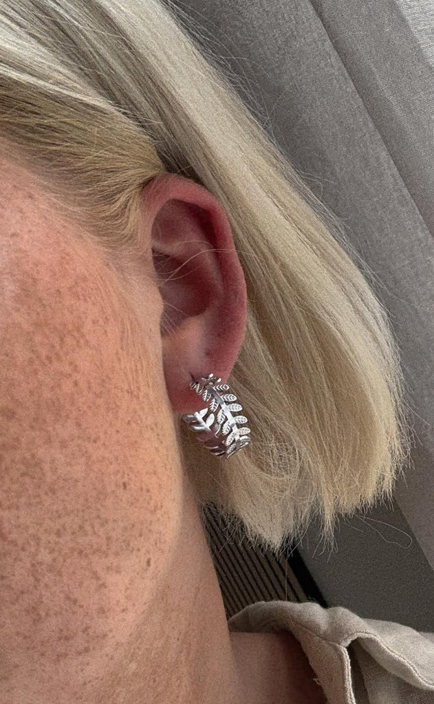 Smykkeli Copenhagen Øreringe / Hoops - Malaga - Silver Colour