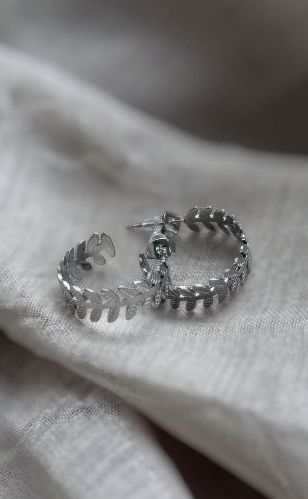 Smykkeli Copenhagen Øreringe / Hoops - Malaga - Silver Colour