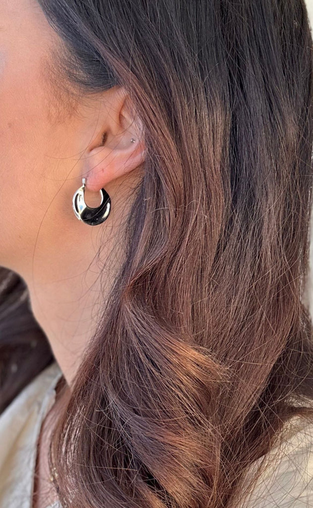 Smykkeli Copenhagen Øreringe - Kaya - Silver Colour