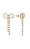 Smykkeli Copenhagen Øreringe - Kita Bow - Gold Colour Plated