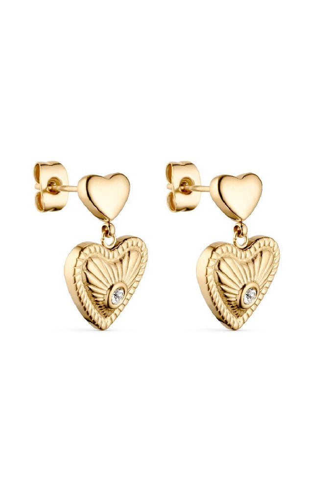 Smykkeli Copenhagen Øreringe - Sabrina - Gold Colour