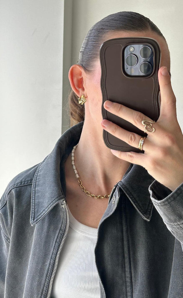 Smykkeli Copenhagen Halskæde - Paris - Gold Colour w. Freshwater Pearls