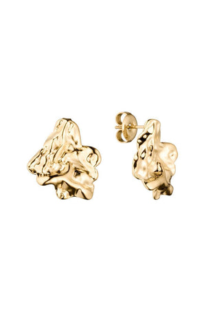 Smykkeli Copenhagen Øreringe - Saint Tropez - Gold Colour