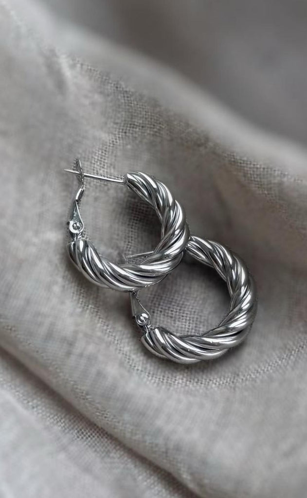 Smykkeli Copenhagen Øreringe - San Diego - Silver Colour