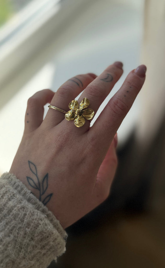 Smykkeli Copenhagen Ring - Alberte - Gold Colour
