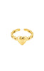 Smykkeli Copenhagen Ring - Crush - Gold Colour