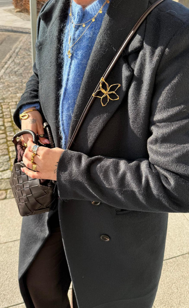 Smykkeli Copenhagen Armbånd - Chunky Bow - Gold Colour