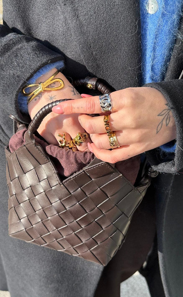 Smykkeli Copenhagen Armbånd - Chunky Bow - Gold Colour