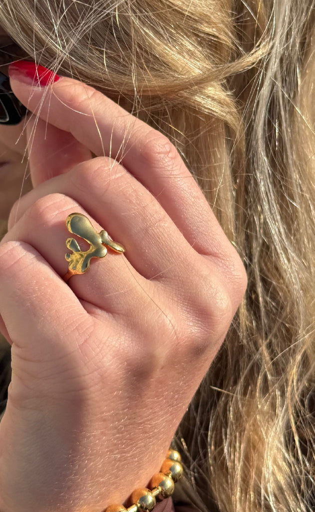 Smykkeli Copenhagen Ring - Emily Small - Gold Colour
