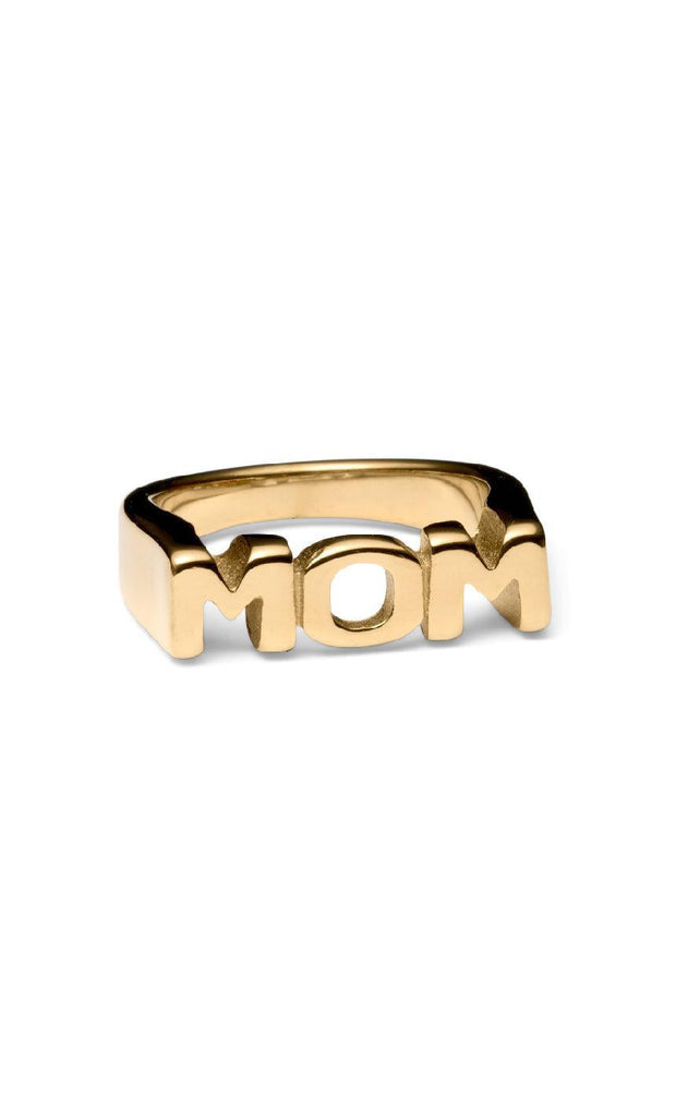 Smykkeli Copenhagen Ring - Mom - Golden