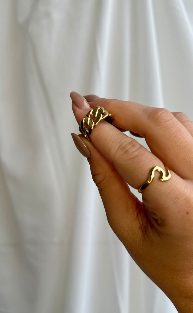 Smykkeli Copenhagen Ring - New York - Gold Colour