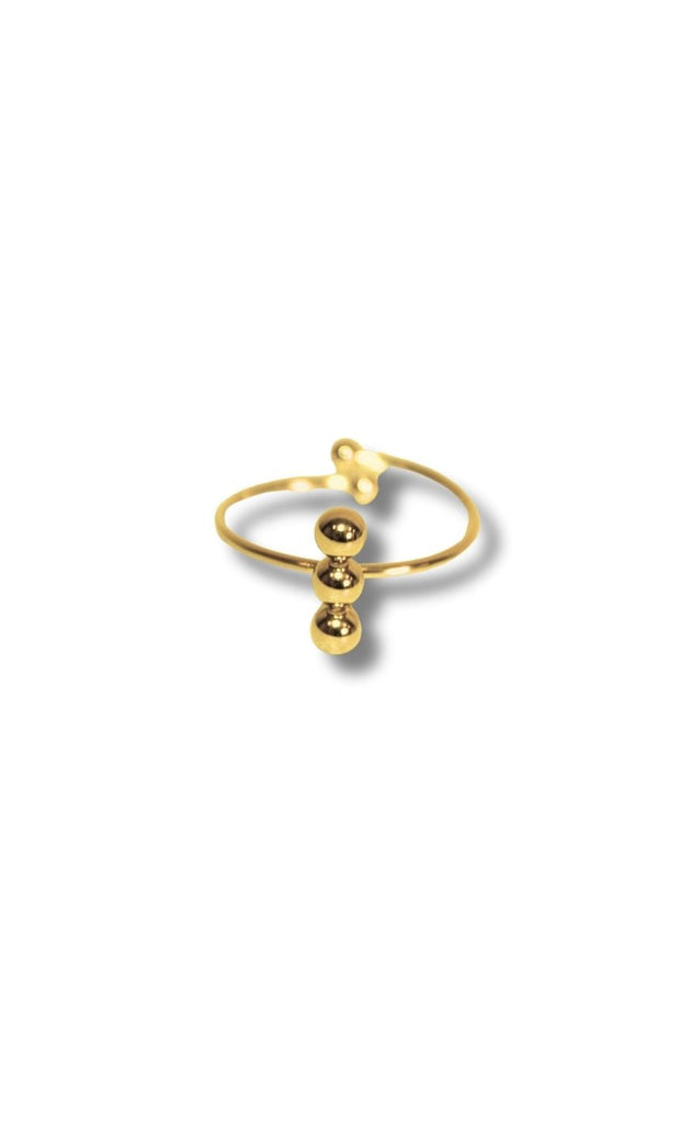 Smykkeli Copenhagen Ring - Safira - Gold Colour
