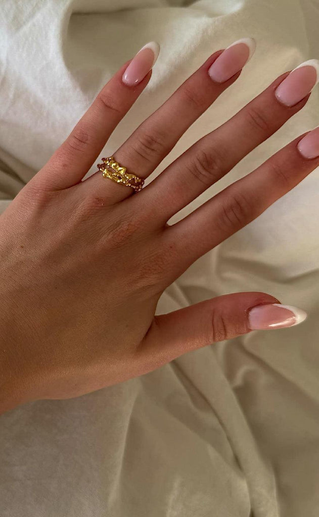 Smykkeli Copenhagen Ring - Sally - Golden