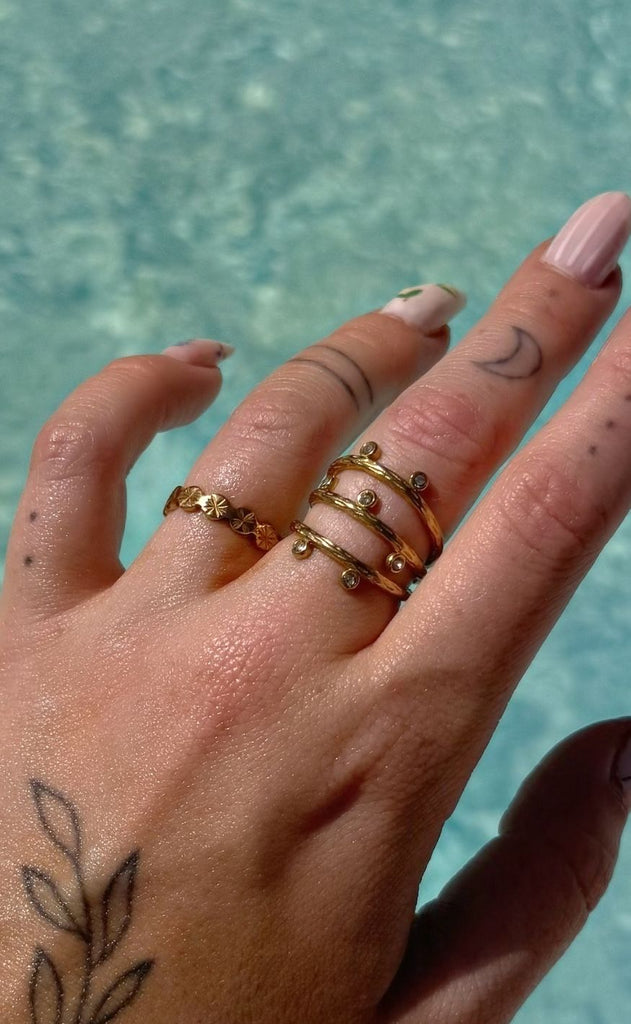 Smykkeli Copenhagen Ring - Tiff - Gold Colour