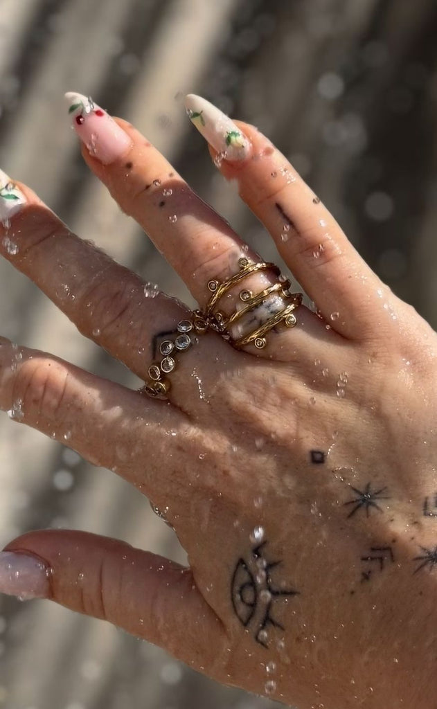 Smykkeli Copenhagen Ring - Tiff - Gold Colour