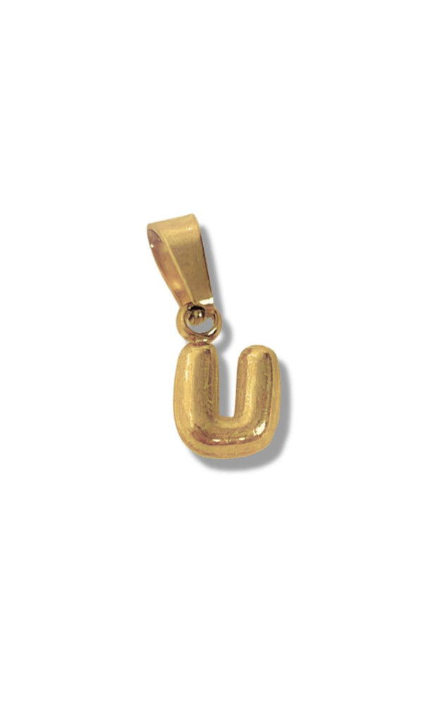 Smykkeli Copenhagen Vedhæng - Chunky Letter - Gold Colour