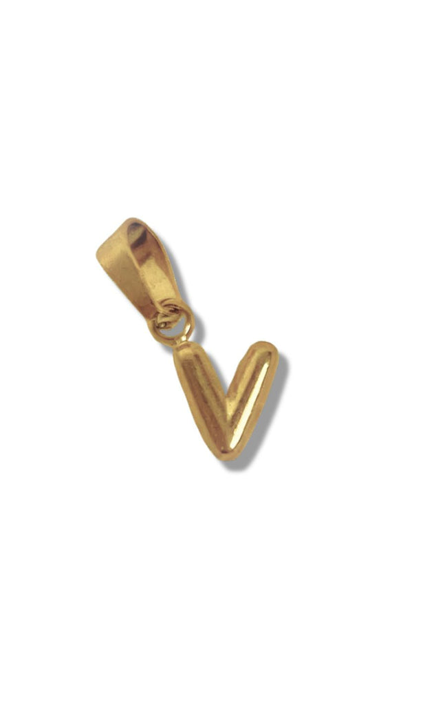 Smykkeli Copenhagen Vedhæng - Chunky Letter - Gold Colour