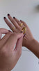 Smykkeli Copenhagen Ring - Twisted Crossaint Large - Golden Colour